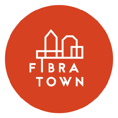 Imagen logotipo Fibratown dentro de circulo